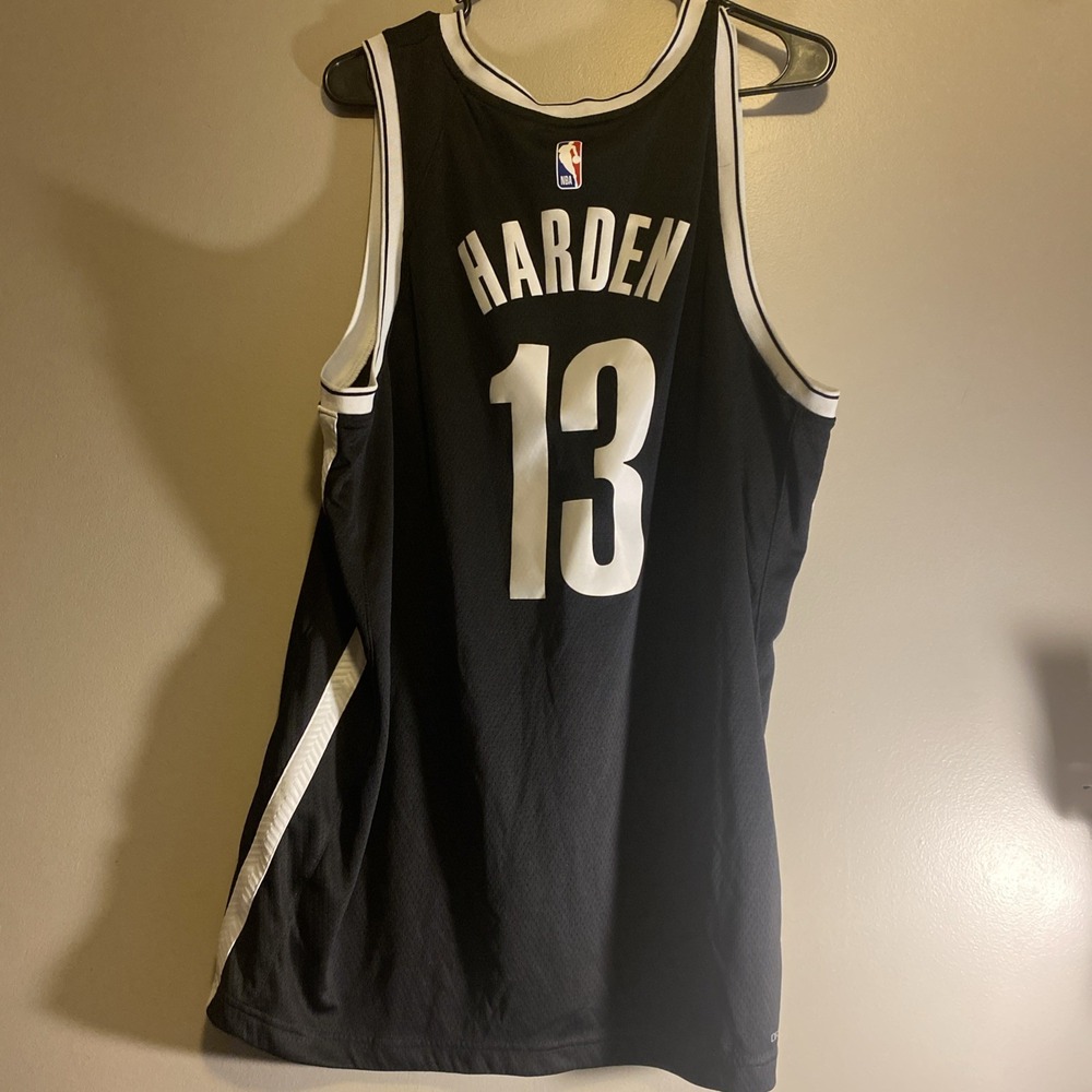 NBA Brooklyn Nets James Harden #13 Nike Swingman Jersey Men's Sz: 56 Black NWOT